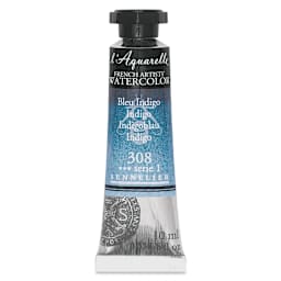 Sennelier French Artists' Watercolor - Indigo, 10 ml, Tube