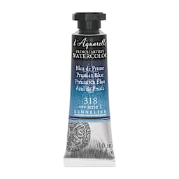 Sennelier French Artists' Watercolor - Prussian Blue, 10 ml Tube