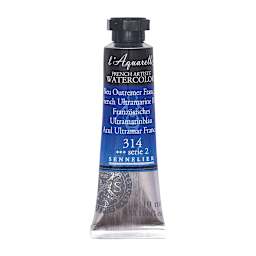 Sennelier French Artists' Watercolor - French Ultramarine Blue, 10 ml, Tube