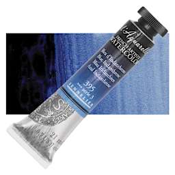Sennelier French Artists' Watercolor - Blue Indanthrene, 21 ml, Tube and swatch