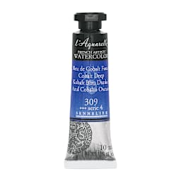 Sennelier French Artists' Watercolor - Cobalt Deep, 10 ml, Tube