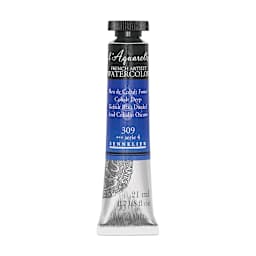 Sennelier French Artists' Watercolor - Cobalt Deep, 21 ml, Tube