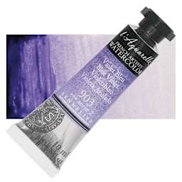 Sennelier French Artists' Watercolor - Blue Violet, 10 ml, Tube and swatch