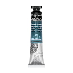 Sennelier French Artists' Watercolor - Phthalo Turquoise, 21 ml, Tube