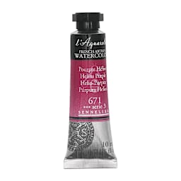 Sennelier French Artists' Watercolor - Helios Purple, 10 ml, Tube