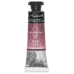 Sennelier French Artists' Watercolor - Caput Mortum, 10 ml, Tube