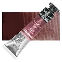 Sennelier French Artists' Watercolor - Caput Mortum, 21 ml, Tube and swatch