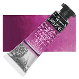 Sennelier French Artists' Watercolor - Cobalt Violet Light Hue, 10 ml, Tube and swatch