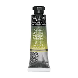 Sennelier French Artists' Watercolor - Olive Green, 10 ml, Tube