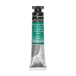 Sennelier French Artists' Watercolor - Viridian Green, 21 ml Tube