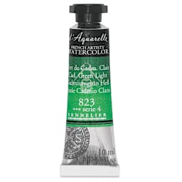 Sennelier French Artists' Watercolor - Cadmium Green Light, 10 ml, Tube