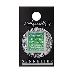 Sennelier French Artists' Watercolor - Sennelier Green, Half Pan
