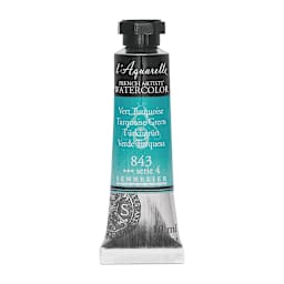 Sennelier French Artists' Watercolor - Turquoise Green, 10 ml Tube