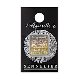 Sennelier French Artists' Watercolor - Burnt Umber, Half Pan