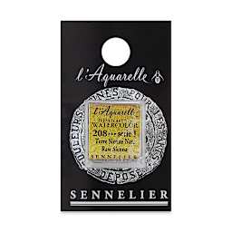 Sennelier French Artists' Watercolor - Raw Sienna, Half Pan