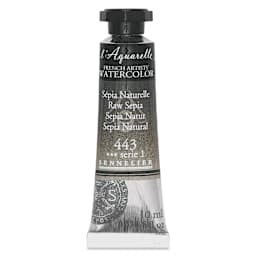 Sennelier French Artists' Watercolor - Raw Sepia, 10 ml Tube