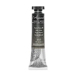 Sennelier French Artists' Watercolor - Raw Sepia, 21 ml Tube
