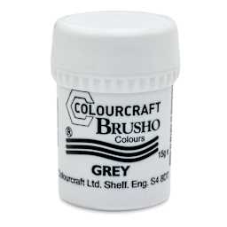 Brusho Crystal Colour - Grey, 15 g pot