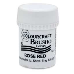 Brusho Crystal Colour - Rose Red, 15 g pot