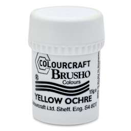 Brusho Crystal Colour - Yellow Ochre, 15 g pot