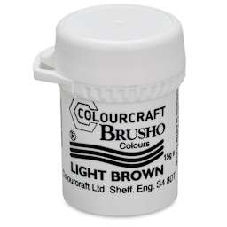 Brusho Crystal Colour - Light Brown, 15 g pot