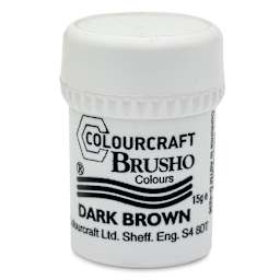 Brusho Crystal Colour - Dark Brown, 15 g pot