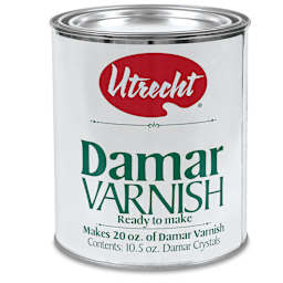 Utrecht Oil Varnish - Ready-to-make Damar Varnish, 10.5 oz can
