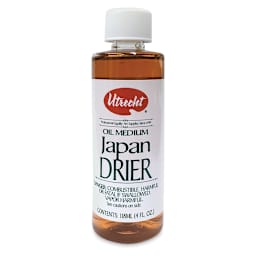 Utrecht Japan Drier - Front of 4 oz bottle