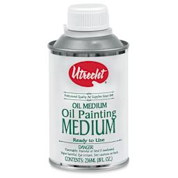 Utrecht Classic Oil Painting Medium - Front view of 8 oz Can