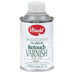 Utrecht Retouch Varnish - 8 oz, Can, Retouch Varnish can shown