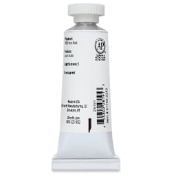 Utrecht Artists' Watercolor Paint - Ivory Black, 14 ml, Tube (Back)