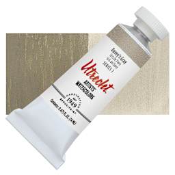 Utrecht Artists' Watercolor Paint - Davey's Gray, 14 ml, Tube and swatch