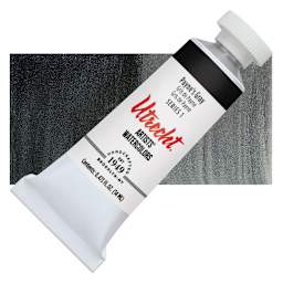 Utrecht Artists' Watercolor Paint - Paynes Grey, 14 ml tube and swatch