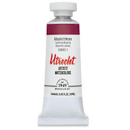 Utrecht Artists' Watercolor Paint - Ailzarin Crimson, 14 ml, Tube (Front)