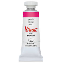 Utrecht Artists' Watercolor Paint - Intense Pink, 14 ml, Tube (Front)