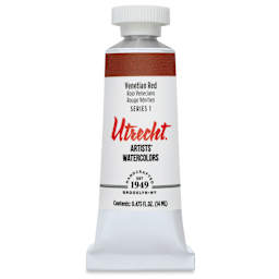 Utrecht Artists' Watercolor Paint - Venetian Red, 14 ml, Tube (Front)