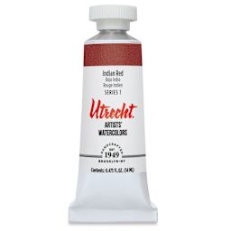 Utrecht Artists' Watercolor Paint - Indian Red, 14 ml, Tube (Front)