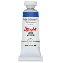 Utrecht Artists' Watercolor Paint - Cerulean Blue Chromium, 14 ml, Tube (Front)