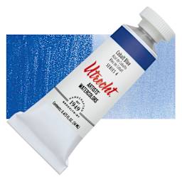 Utrecht Artists' Watercolor Paint - Cobalt Blue, 14 ml tube and swatch
