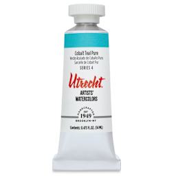 Utrecht Artists' Watercolor Paint - Cobalt Teal Pure, 14 ml, Tube (Front)