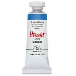 Utrecht Artists' Watercolor Paint - Manganese Blue Hue, 14 ml, Tube (Front)