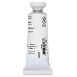 Utrecht Artists' Watercolor Paint - Viridian, 14 ml, Tube (Back)