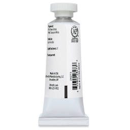 Utrecht Artists' Watercolor Paint - Buff White, 14 ml, Tube (Back)