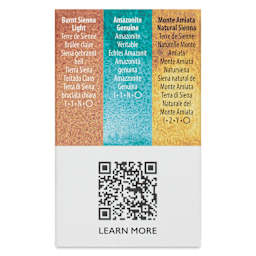 Daniel Smith Extra Fine Watercolor - Set of 3, Desert Horizons, 5 ml Tubes back of package