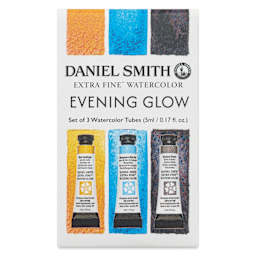 Daniel Smith Extra Fine Watercolor - Set of 3, Evening Glow, 5 ml Tubes front of package