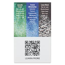 Daniel Smith Extra Fine Watercolor - Set of 3, Winter, 5 ml Tubes back of package