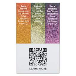 Daniel Smith Extra Fine Watercolor - Set of 3, Autumn, 5 ml Tubes back of package