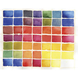 Daniel Smith Extra Fine Watercolor - Set of 6, Essentials, 5 ml Tubes, swatches