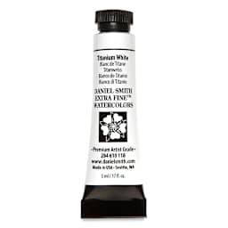 Daniel Smith Extra Fine Watercolor - Titanium White, 5 ml Tube