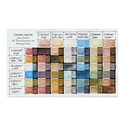 Daniel Smith Luminescent Watercolor - Jean Haines' All That Shimmers, Set of 6, Assorted Colors, Tubes (Color mixing chart)